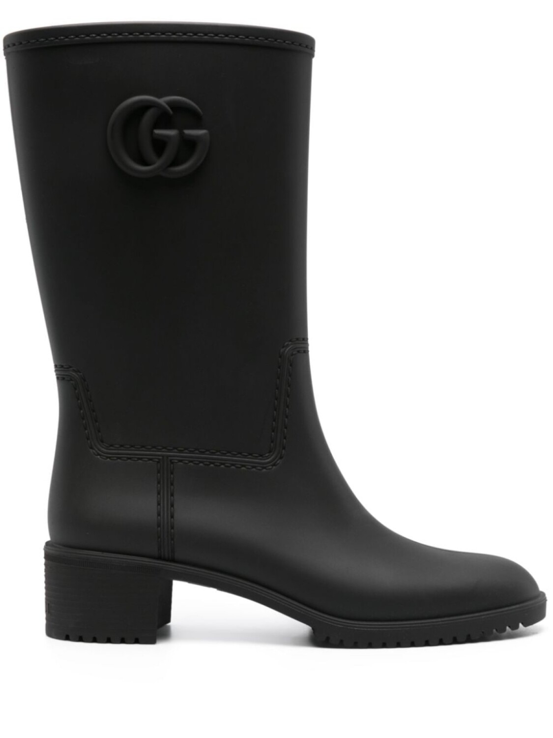 

Gucci сапоги с декором Double G, черный