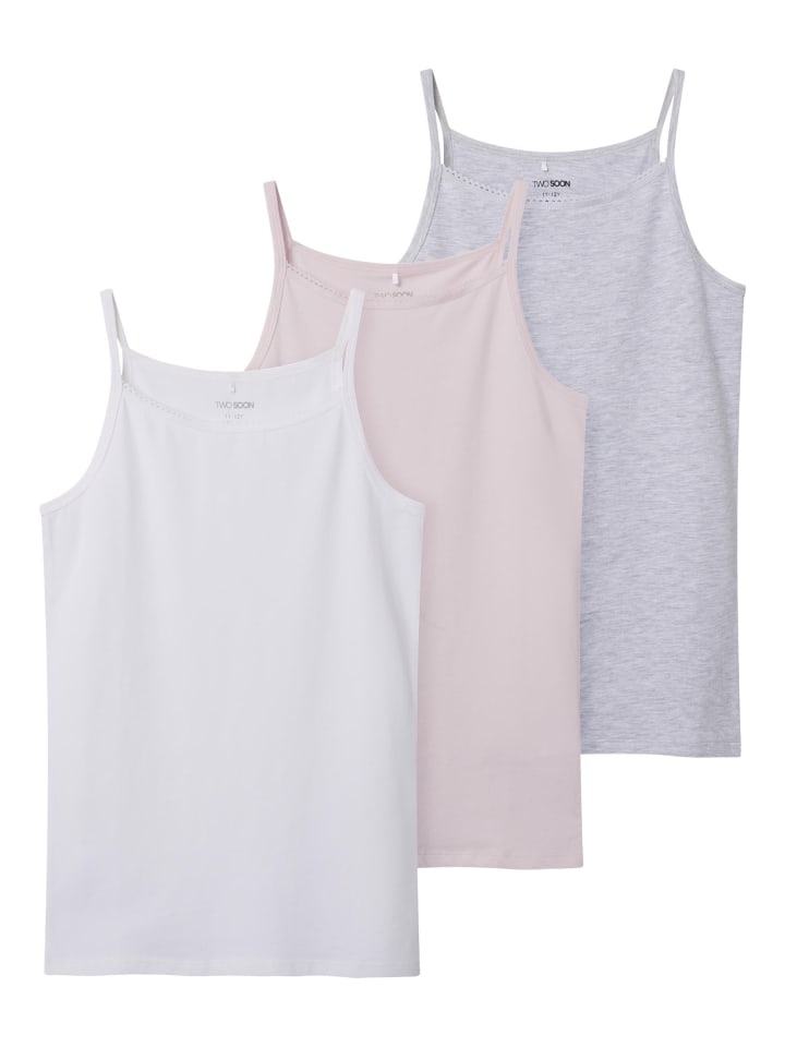 

Топ TWO SOON, ярко-белый