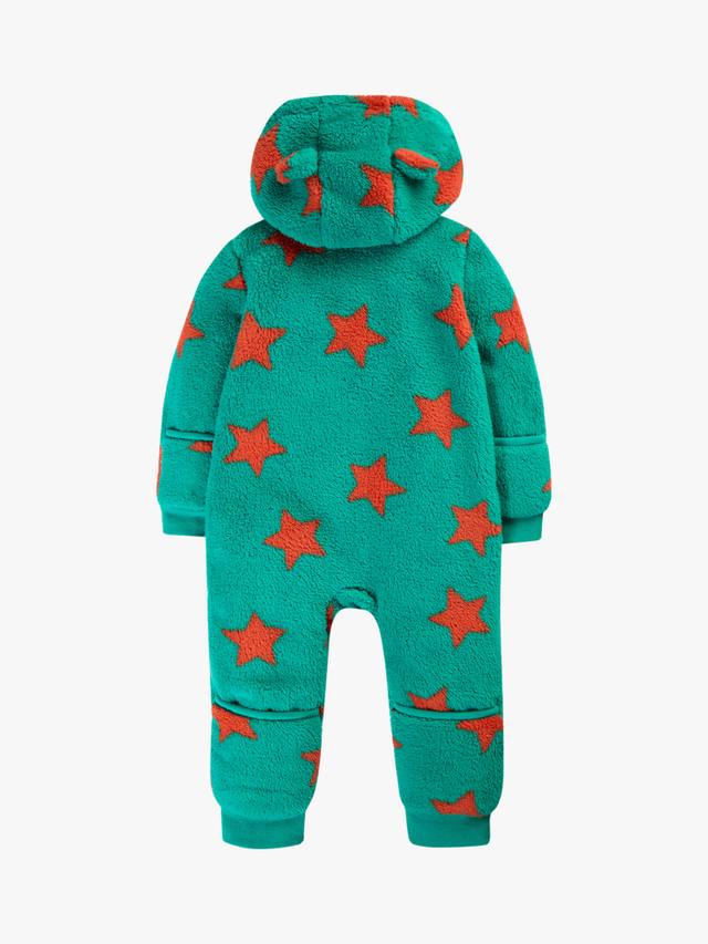 Детский комбинезон Cosy Teddy из флиса с принтом звездочек Frugi, Bonfire Stars — фото 2