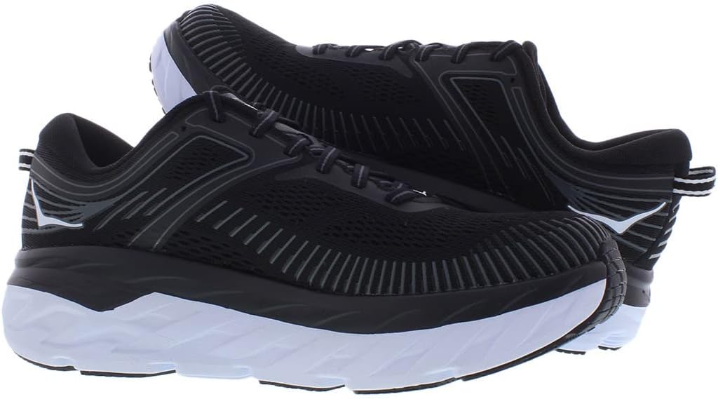 Мужские гимнастические кроссовки Hoka ONE ONE, черно-белый — фото 4