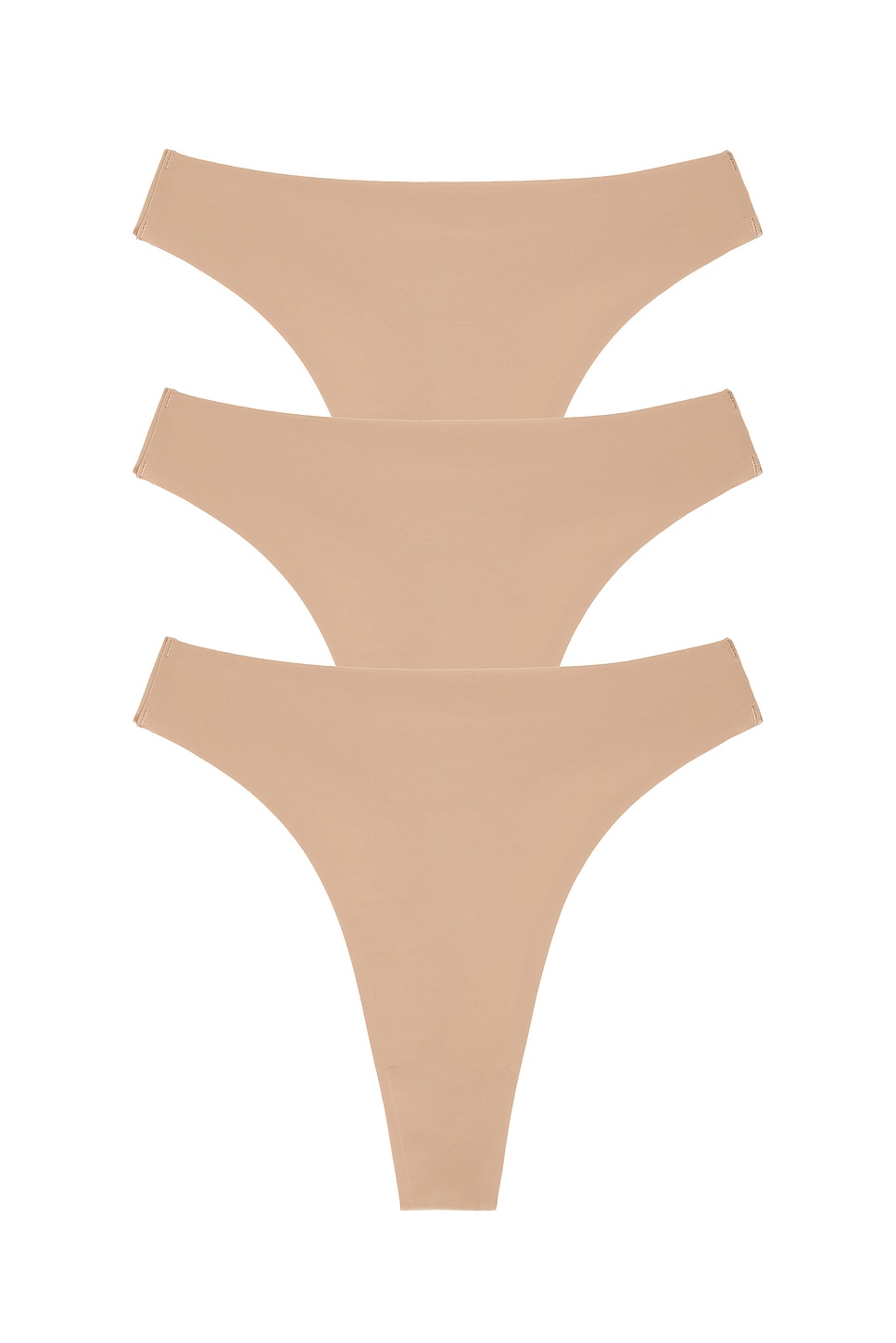

Базовые стринги High Thong, 3 шт Negative Underwear, Buff