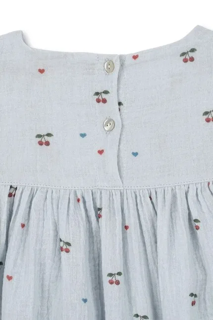Платье из муслина Coco Dress Konges Sløjd, синий — фото 4