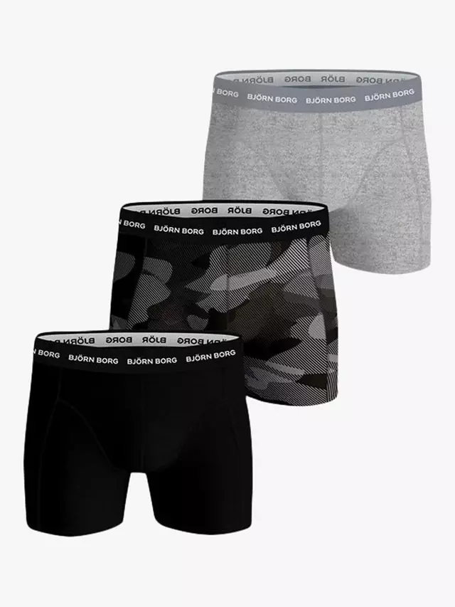 

Боксеры Björn Borg Cotton Stretch 3 шт, цвет multi/camo