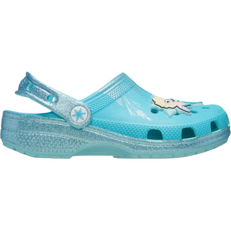 Crocs Классические клоги антискользящие износостойкие низкие детские ботинки blue для малышей — фото 3