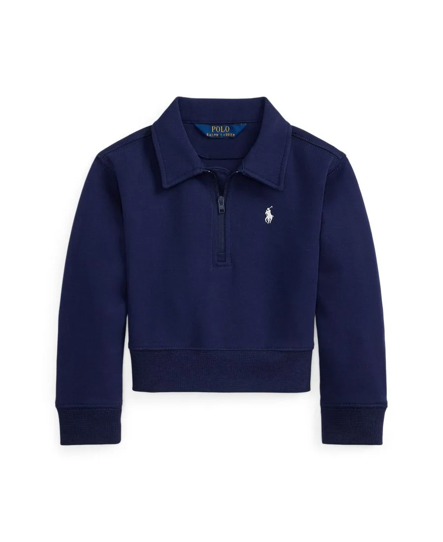 Детский свитер с воротником, двойная вязка, размеры 2T-6X Polo Ralph Lauren, темно-синий