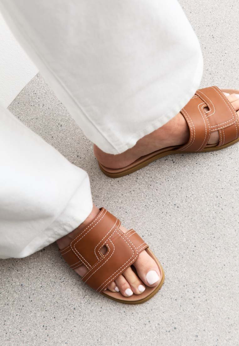 Сандалии WIDE FIT STRAP New Look Wide Fit, коричневый