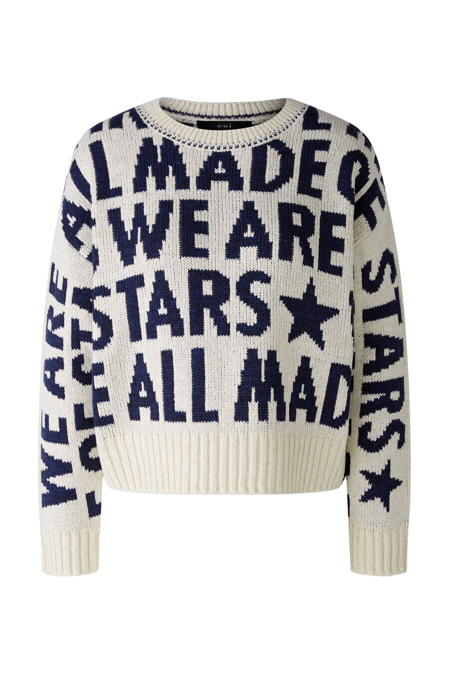 

Тонкий вязаный свитер OUI Sweater, белый