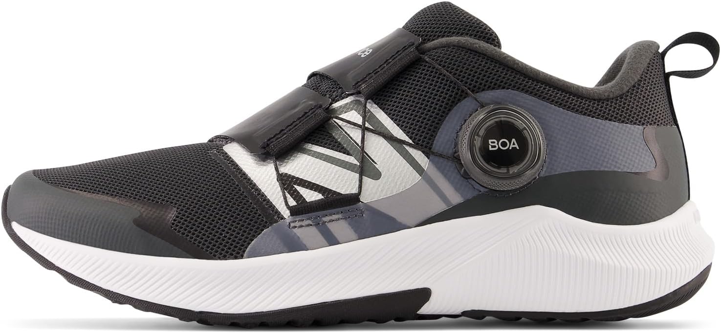 Кроссовки для бега New Balance Kids' DynaSoft Reveal V4 Boa, черный — фото 3