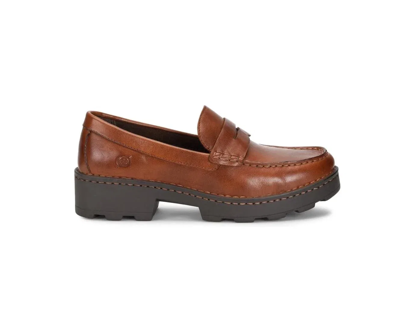 BÃ¸rn Мужские лоферы Born Carrera BR0041706, коричневые, с рифленой подошвой и мокасиновым носком, модель HAWK3123 — фото 2