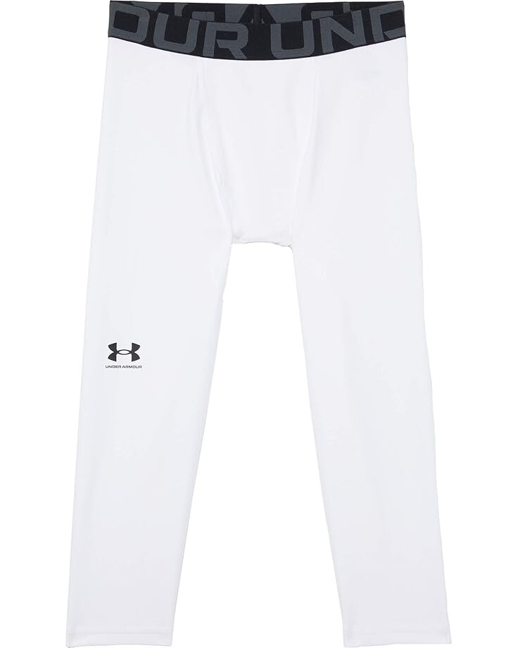 

Брюки Under Armour Kids HeatGear Armour 3/4 Leggings, белый/черный