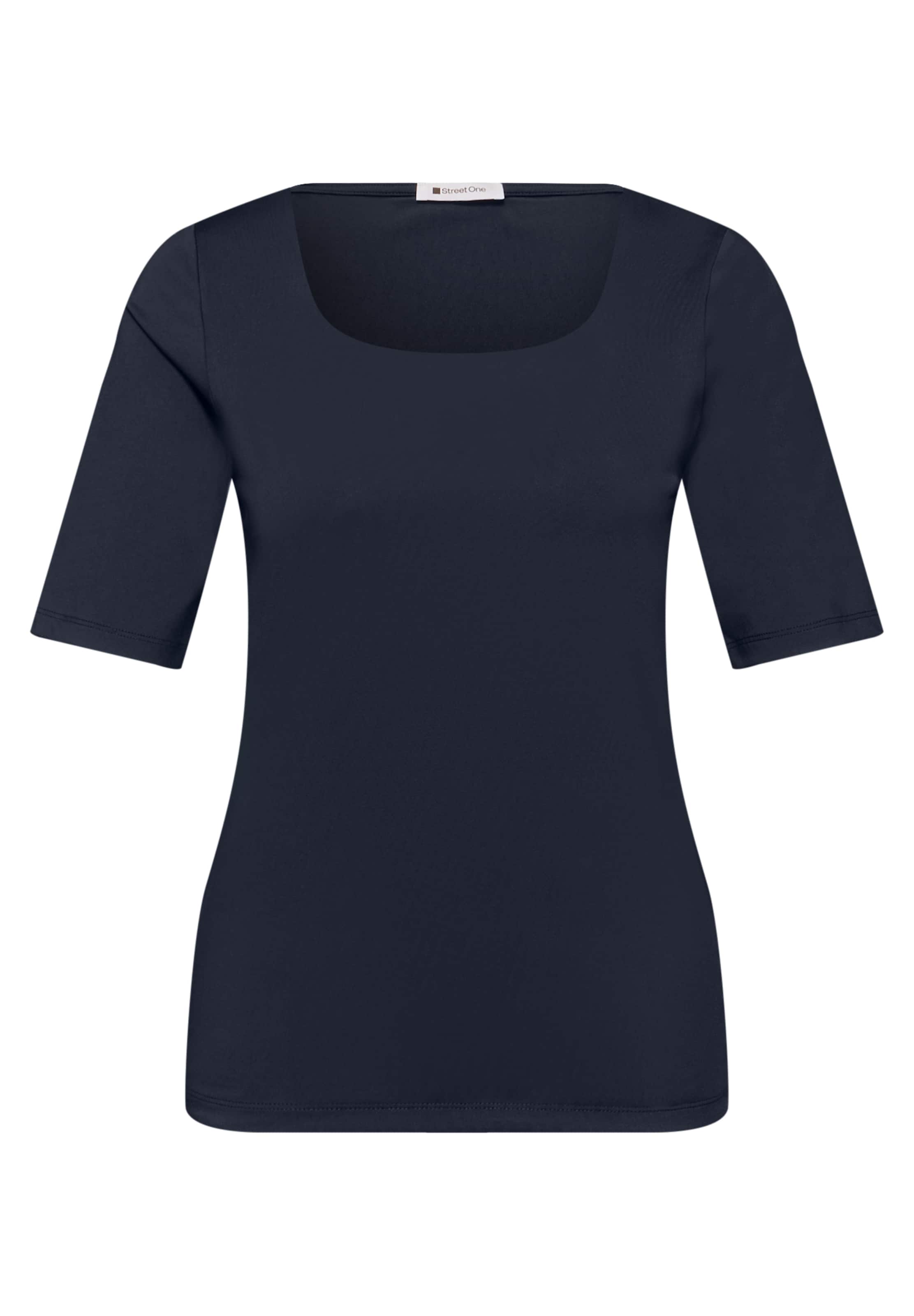 

STREET ONE Футболка в темно-синем цвете