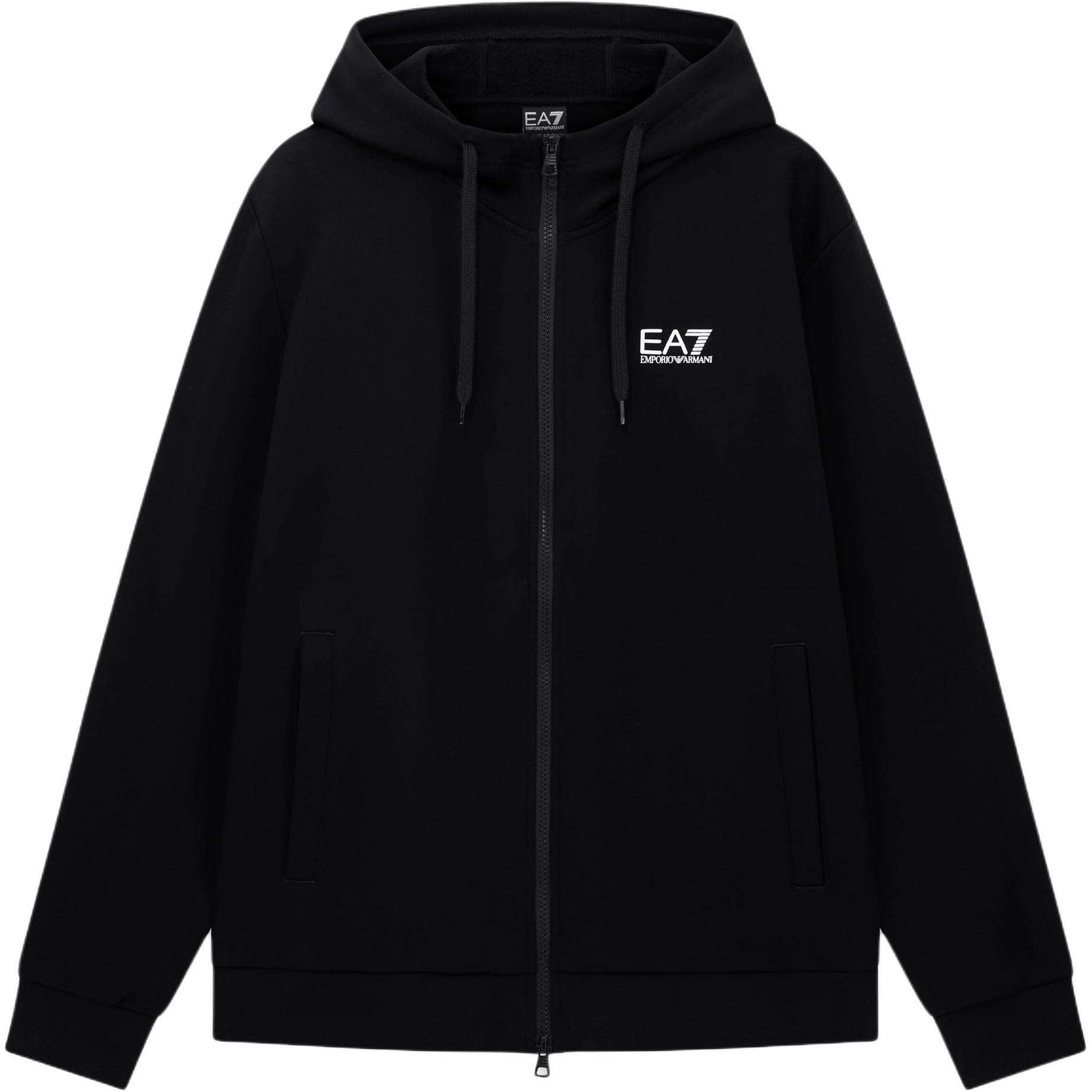 

Толстовка ea7 core identity EMPORIO ARMANI, черный