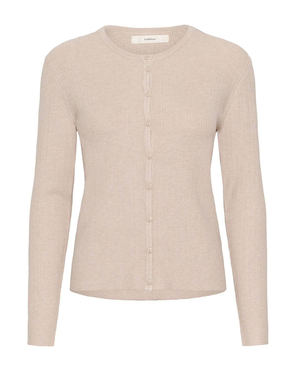 

InWear Кардиган 'Yenah' в крапчатом бежевом цвете