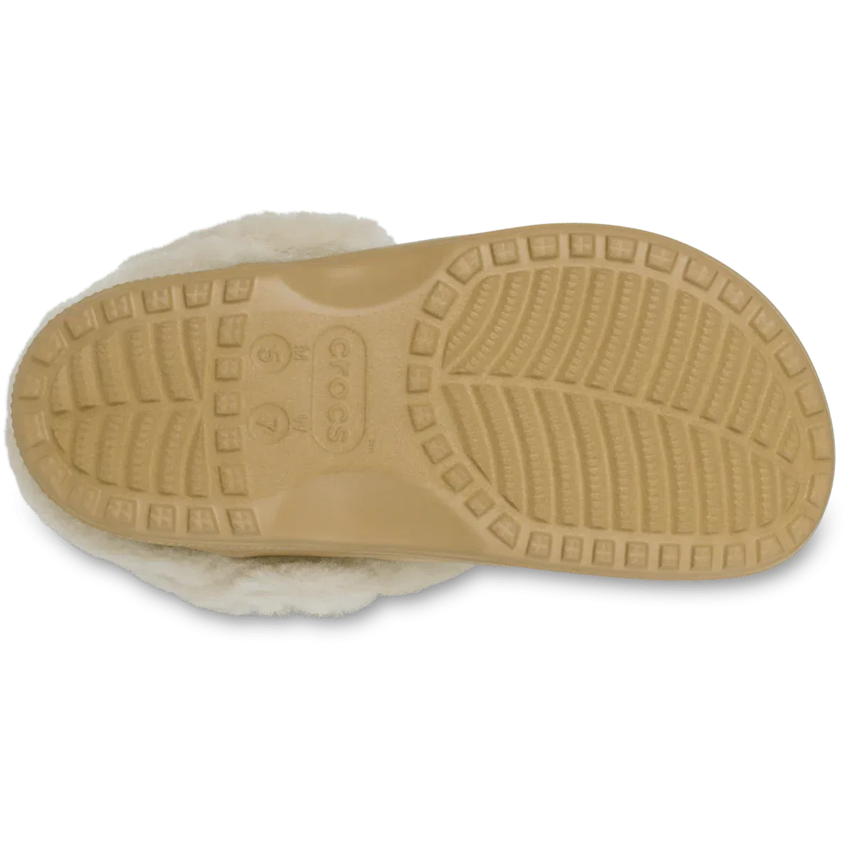 Классические незабудка веганские замшевые сабо Crocs, Sepia — фото 4