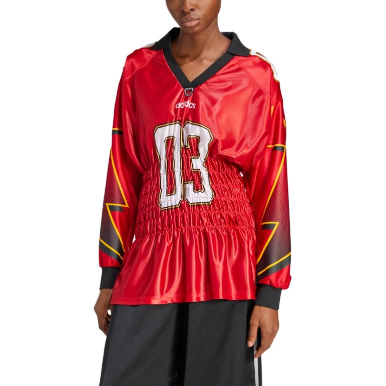 Футболка Adilenium Season 3 Long Sleeve Jersey Adidas Originals, Light Scarlet — фото 3