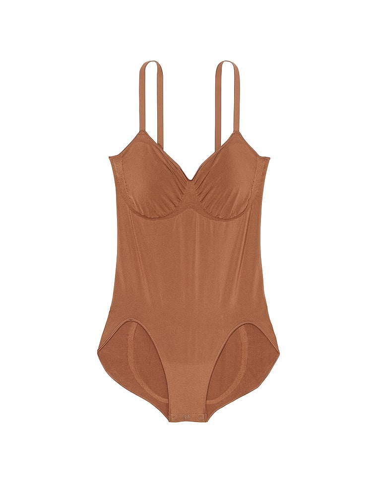 Корректирующее белье от Victoria Seamless Shaping Bodysuit Victoria'S Secret, коричневый — фото 4