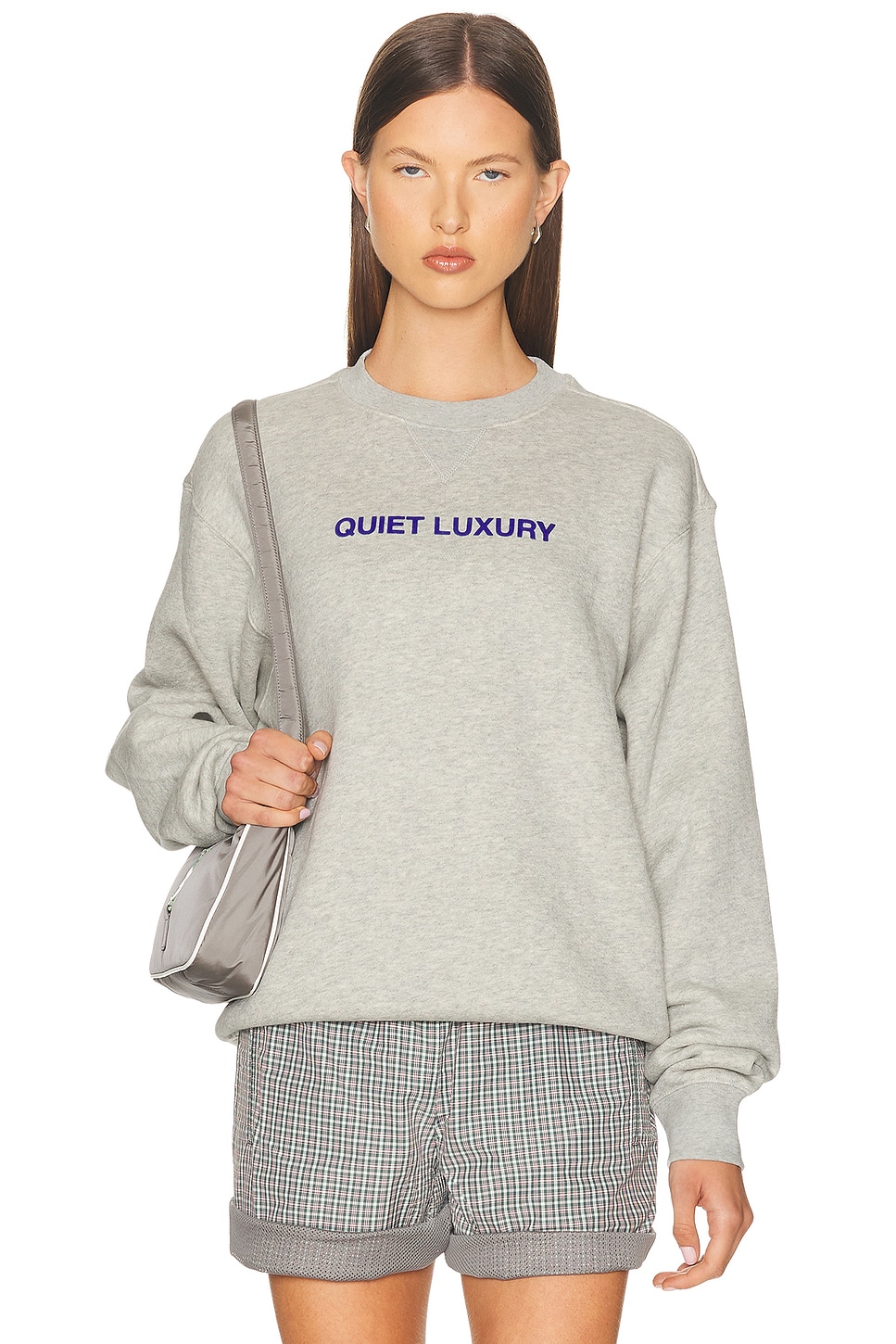 

Quiet Luxury Crew Neck Свитшот Museum Of Peace And Quiet, Ash
