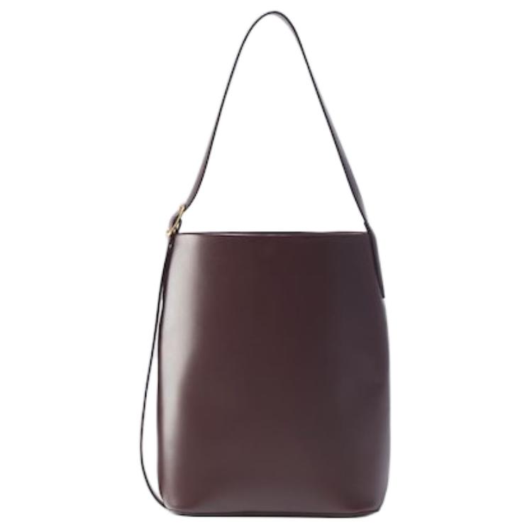 

UNIQLO Синтетическая кожаная сумка через плечо унисекс темно-коричневая, Dark Brown