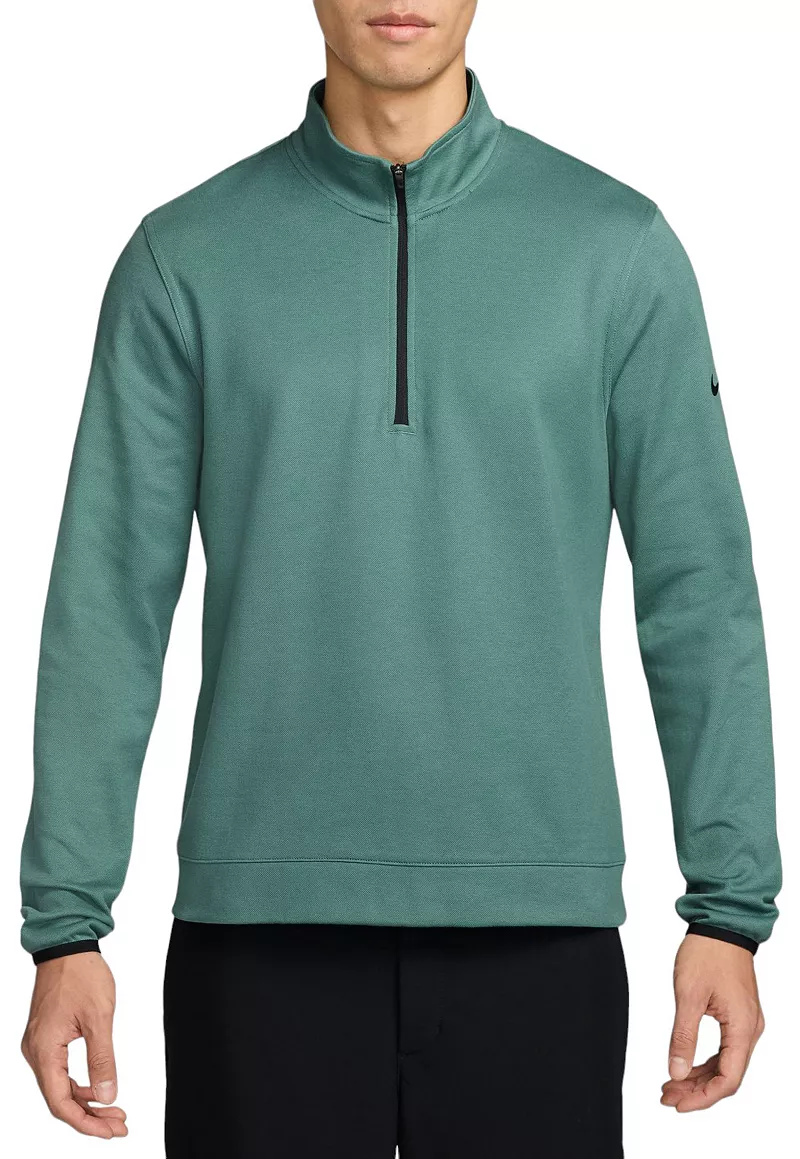 

Мужская толстовка для гольфа с молнией 1/2 Nike Tour Pique, цвет Bicoastal