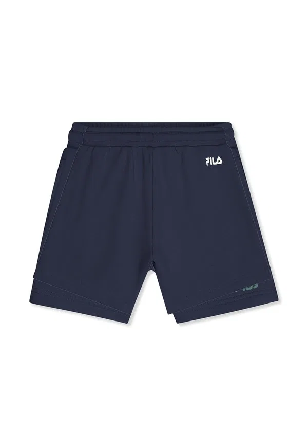 Одежда crespina, обычные шорты с графическим принтом Fila, Black Iris — фото 2