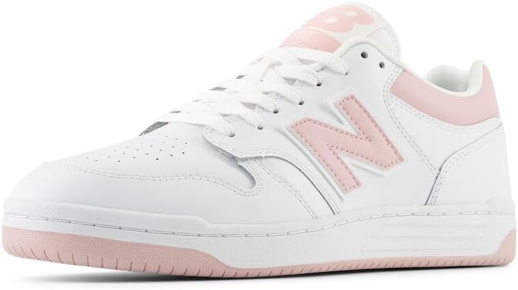 

Кроссовки New Balance Unisex-Adult 480 V1, White/Orb Pink