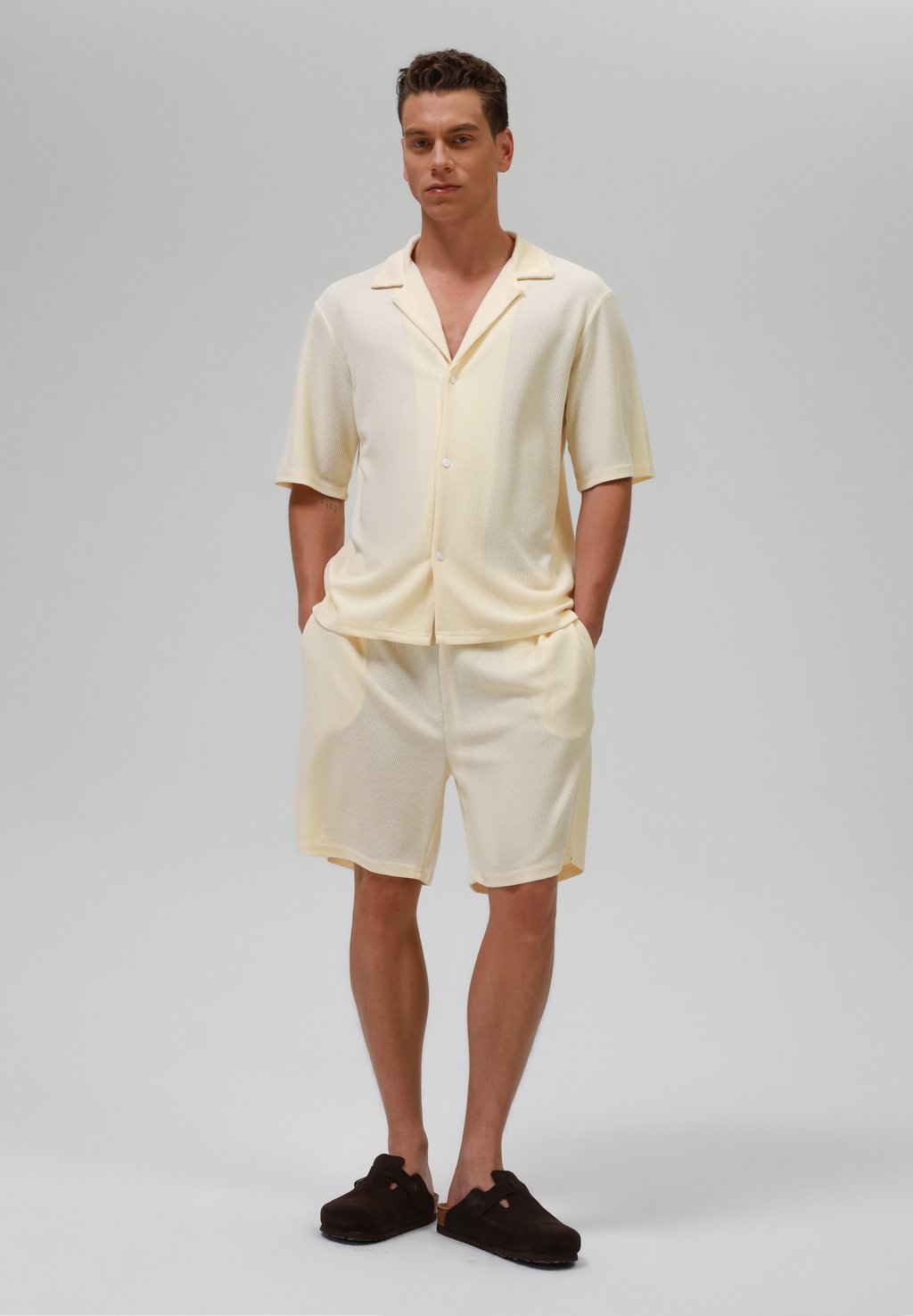 

Рубашка SUMMER SET - Shorts Pier One by Zalando, бежевый