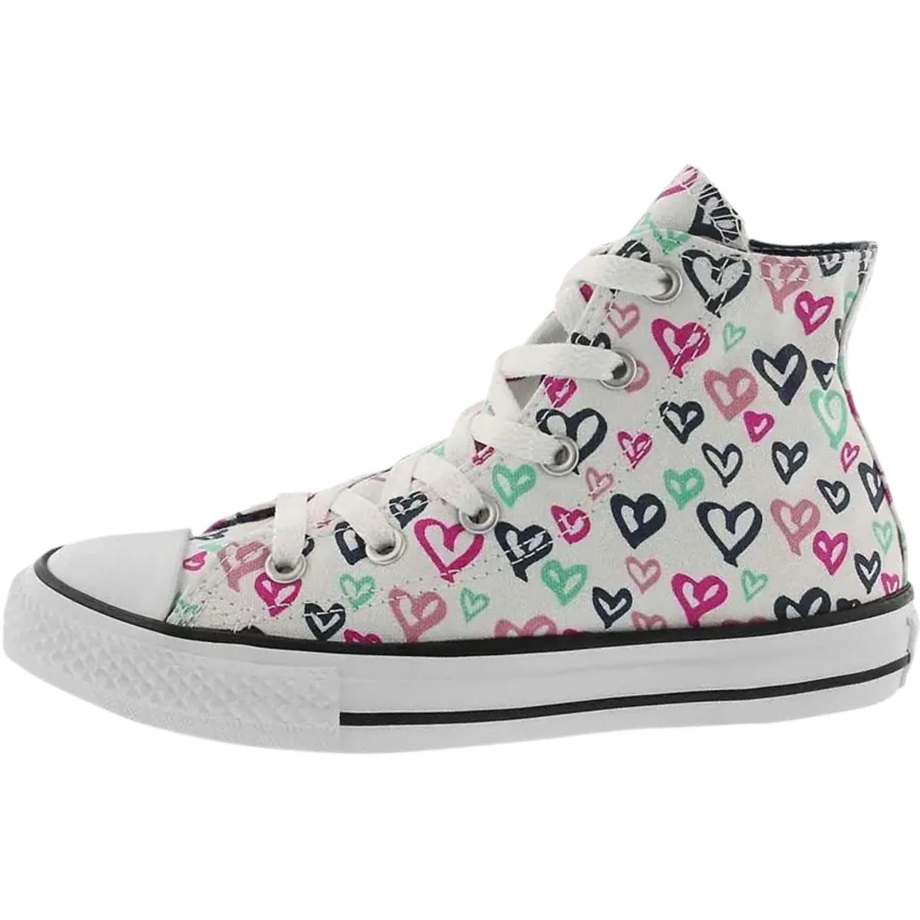 Converse Chuck Taylor All Star Anti Kick And Abrasion Resistant высокие детские кроссовки из канваса белые