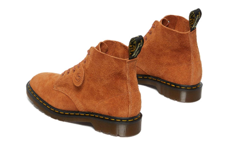 Мужские ботинки Dr.Martens 101 до щиколотки замшевые, рыжий — фото 4
