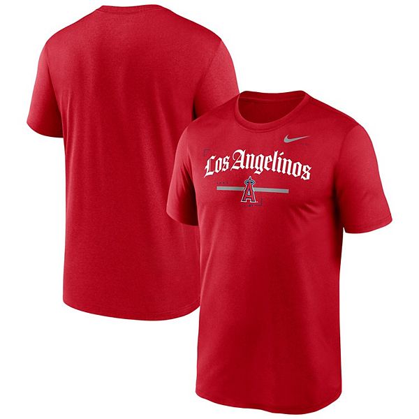 

Мужская красная футболка los angeles angels local legend Nike