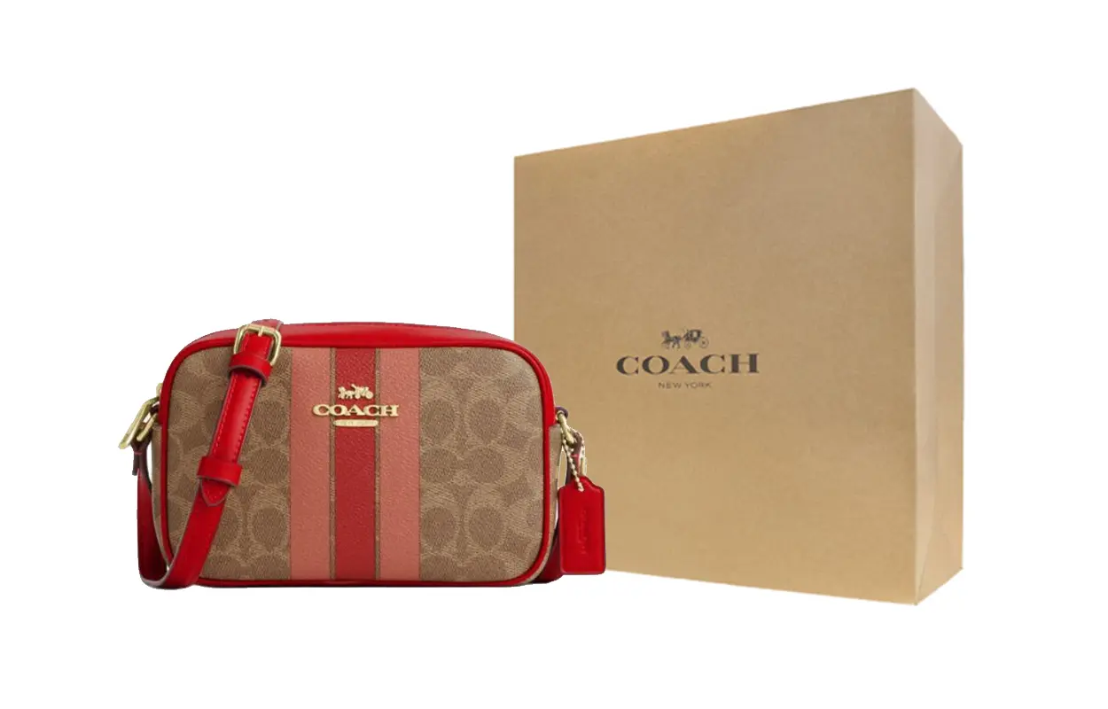 

COACH Кожаная сумка для фотоаппарата через плечо