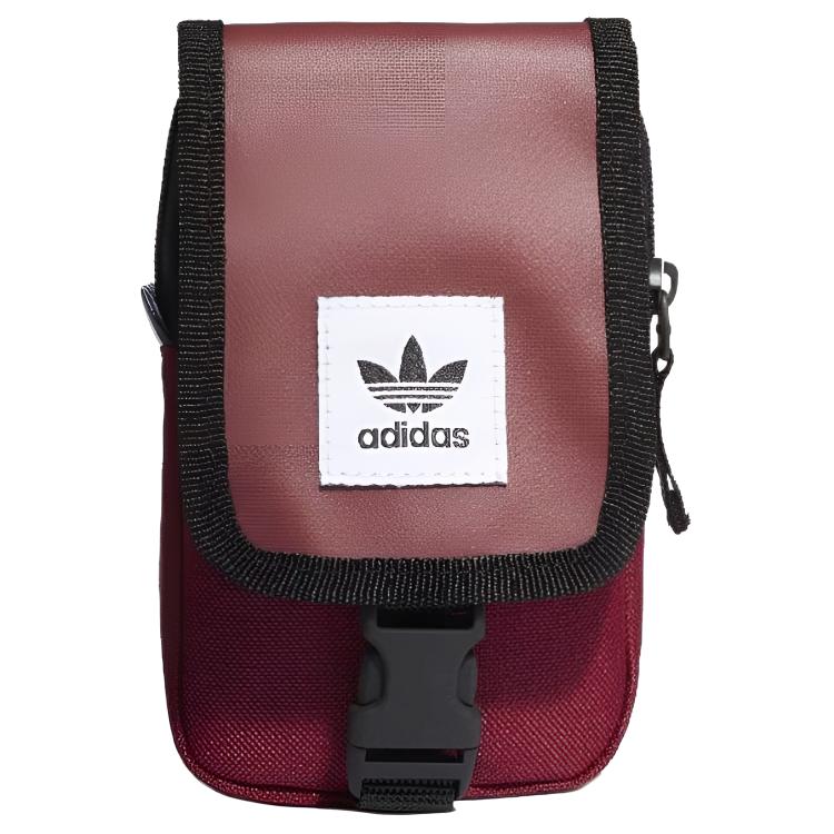

Полиэстеровая сумка через плечо унисекс красно-черно-белая Adidas Originals