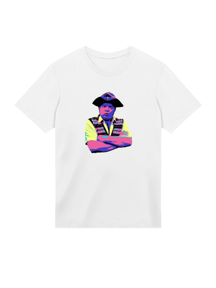 

Футболка TV Times Бенни Хилл в образе поп-арта 1989 года белого цвета F4NT4STIC, Белый, Футболка TV Times Бенни Хилл в образе поп-арта 1989 года белого цвета F4NT4STIC