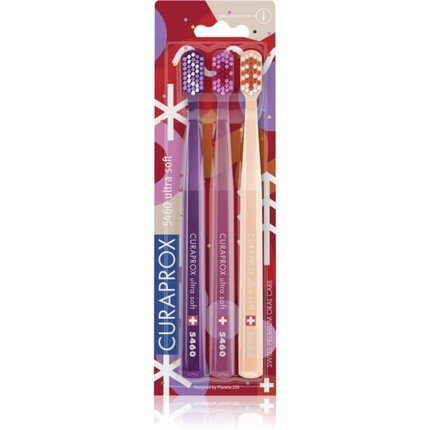 

Зубная щетка Curaprox 5460 Ultra Soft — ограниченный выпуск Spells, 3 шт.