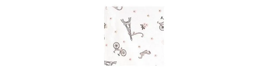 Комплект из 3 мягких хлопковых боди на каждый день Hudson Baby, Paris Tutu — фото 2