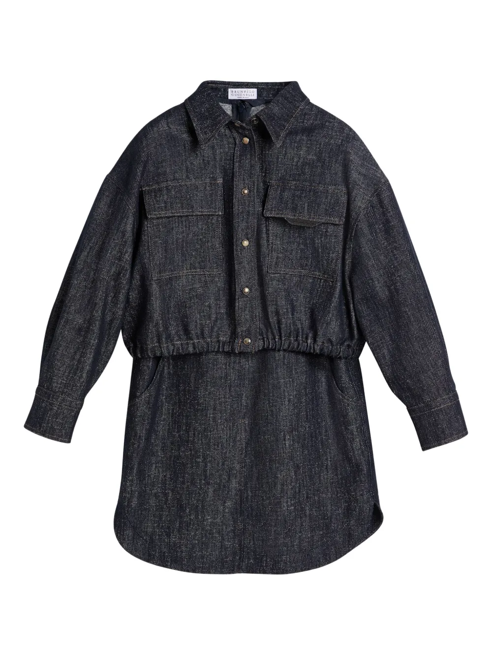 

Джинсовое платье Brunello Cucinelli Kids, синий