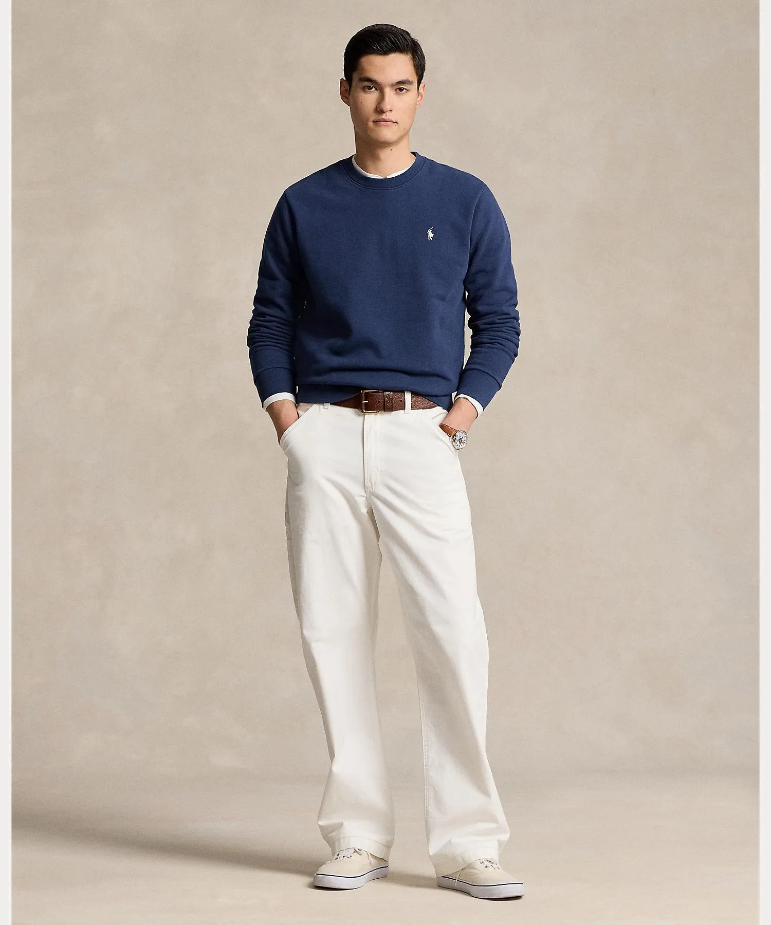 Толстовка Loopback Terry Polo Ralph Lauren, 410 Navy — фото 3