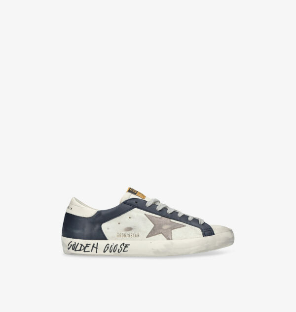 

Низкие кожаные кроссовки Super-Star Golden Goose, мультиколор