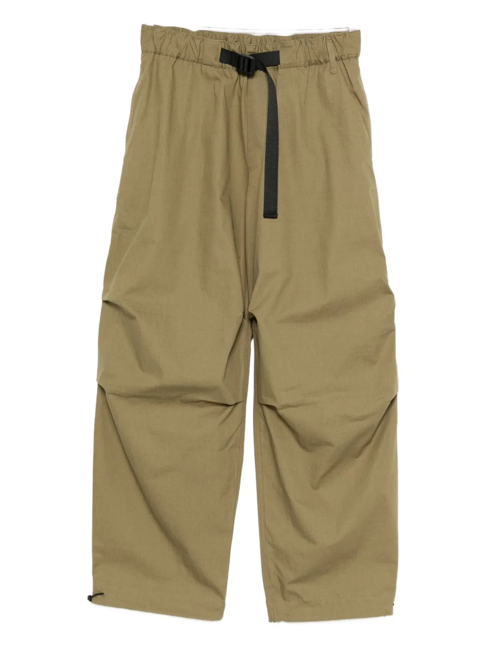 

Брюки с поясом Studio Nicholson, зеленый