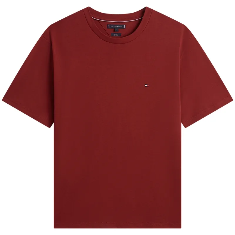Футболка мужская с круглым вырезом Tommy Hilfiger, Dark Red XIT
