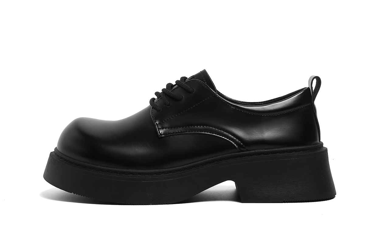 

FOREVER 21 Derby Shoes Casual, кожаные туфли мужские, матовый black