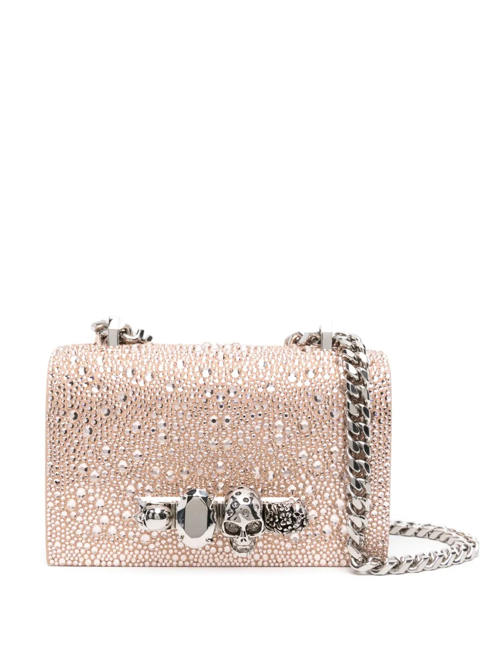 

Мини-сумка через плечо Jewelled Alexander McQueen, розовый