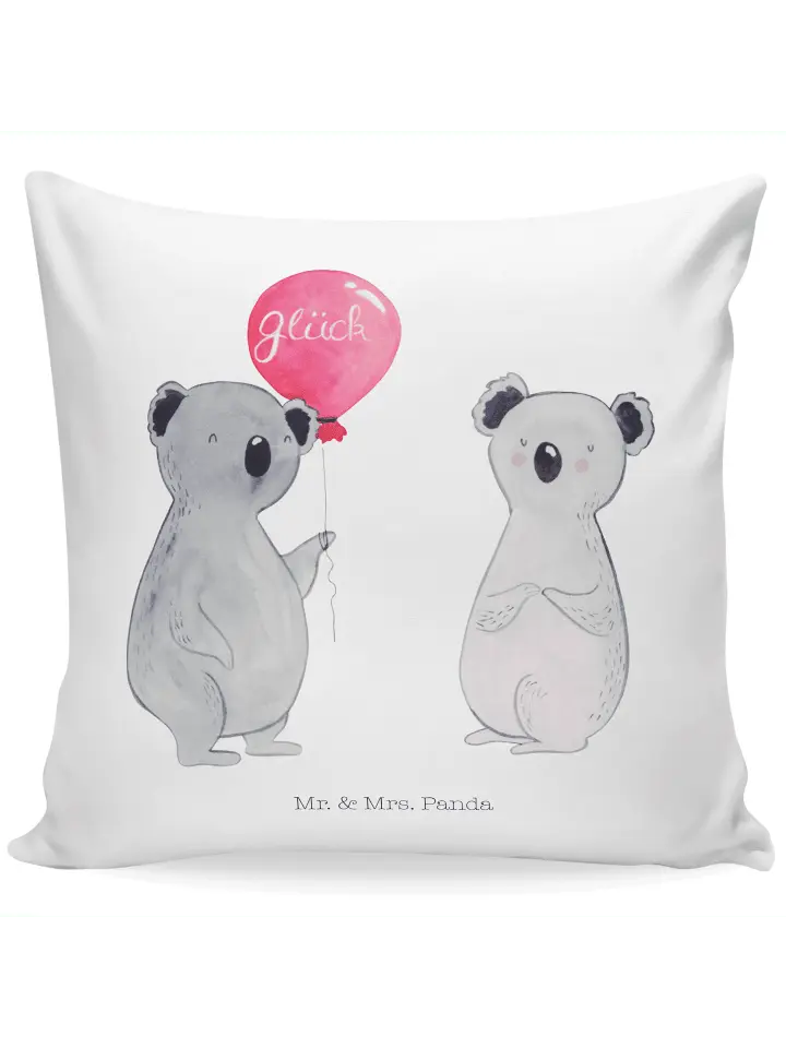 

Подушка Mr & Mrs Panda 40x40 Koala Luftballon, белый