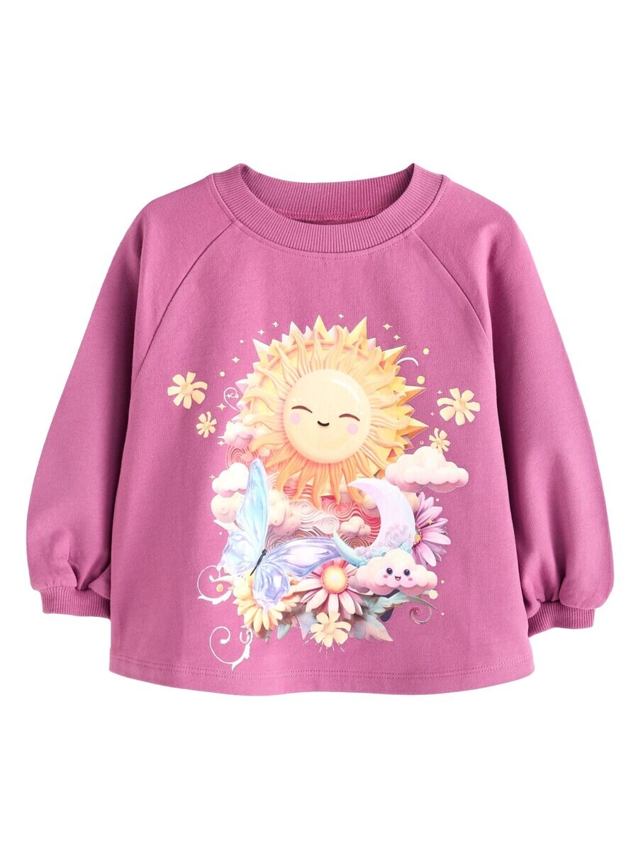 

Лонгслив Next Shirt, фиолетовый