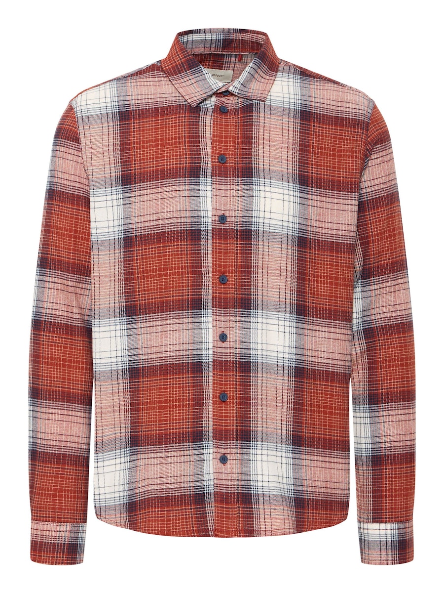 

Рубашка на пуговицах Comfort fit BLEND, ржаво-красный