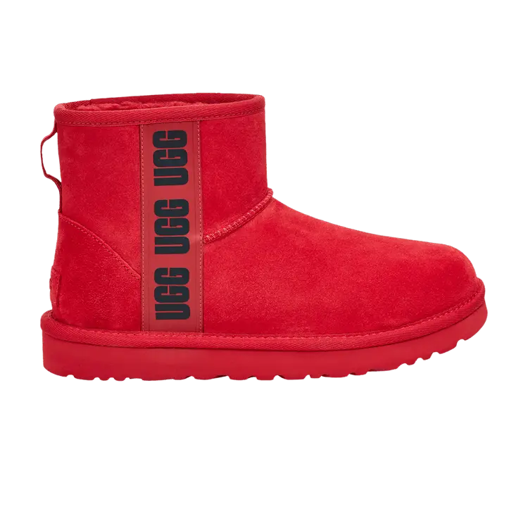 

Кроссовки UGG Wmns Classic Mini Side Logo - Samba Red, красный