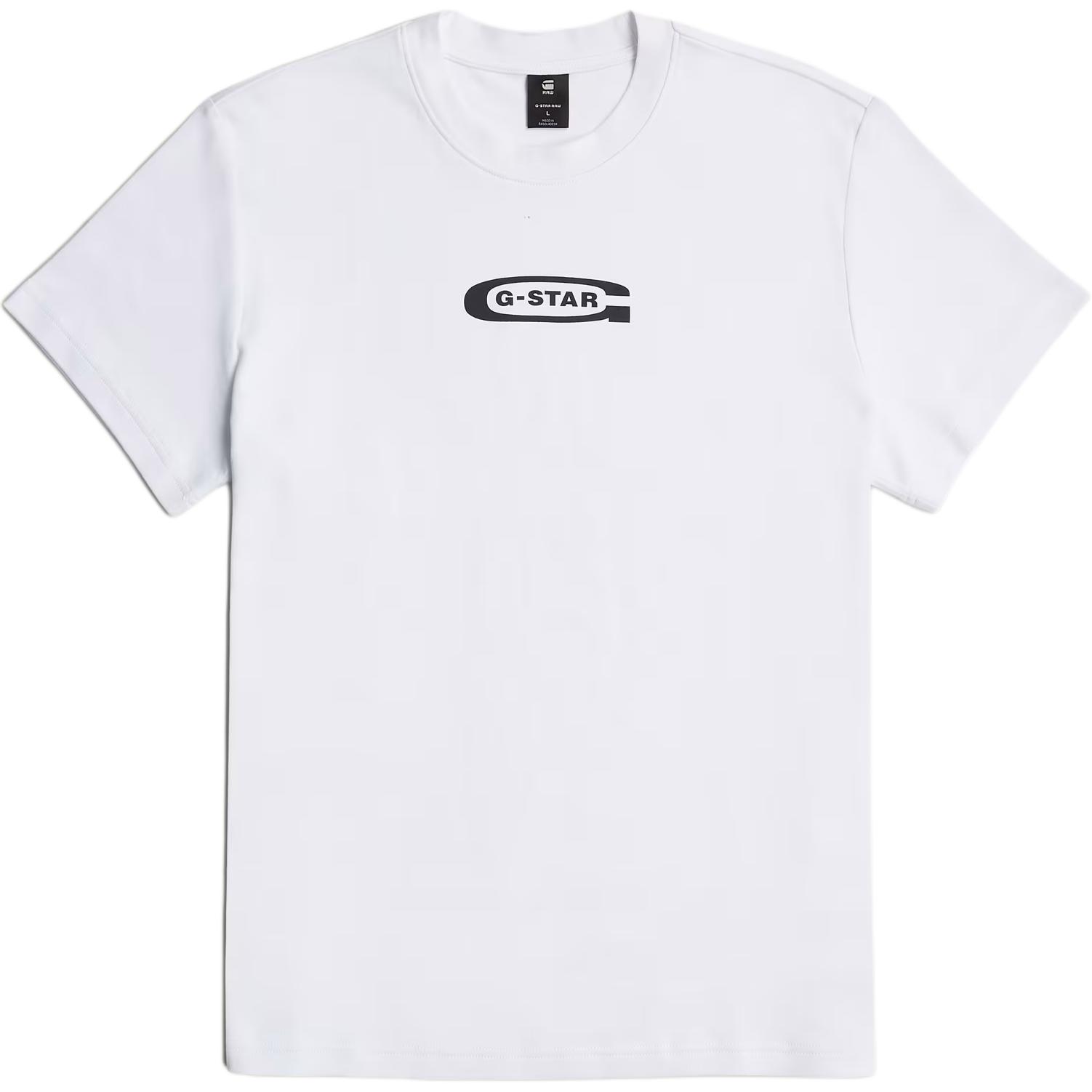 

G-STAR RAW Футболка G Star RAW мужская белая, Белый, G-STAR RAW Футболка G Star RAW мужская белая