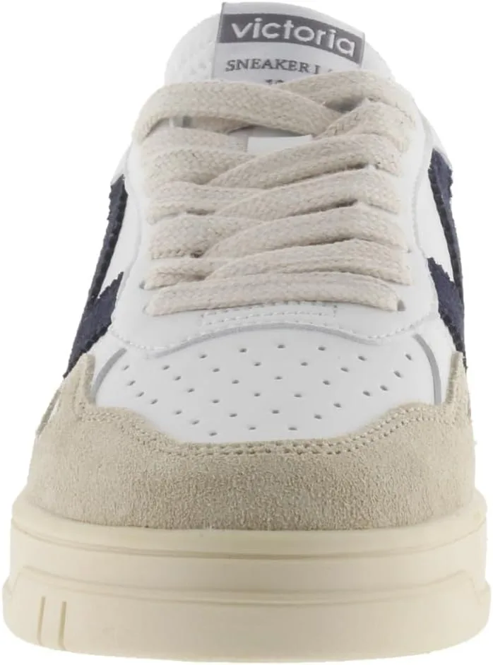 Кроссовки Victoria Low-Top Unisex Seul Leather Effect & Colored & Split Leather Parts in Contrast 1257101 для взрослых, оранжевый — фото 2