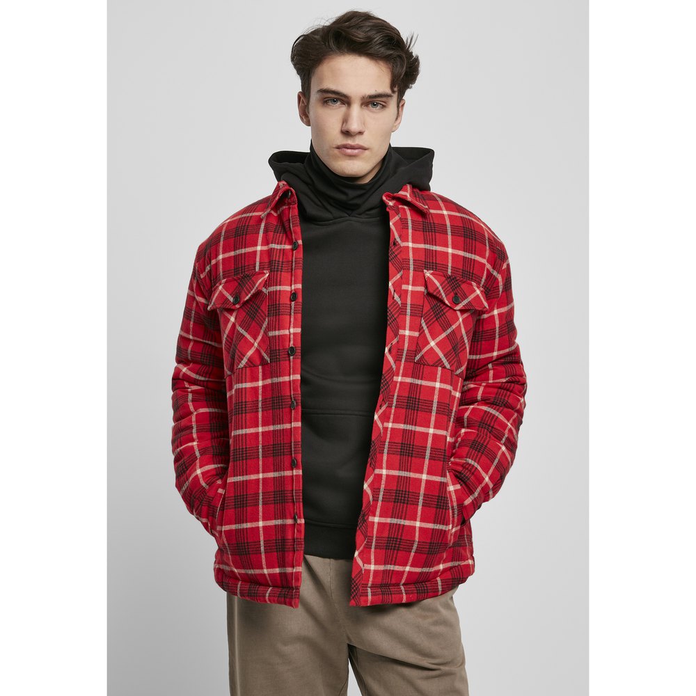 

Куртка Urban Classics Plaid Quilted, красный