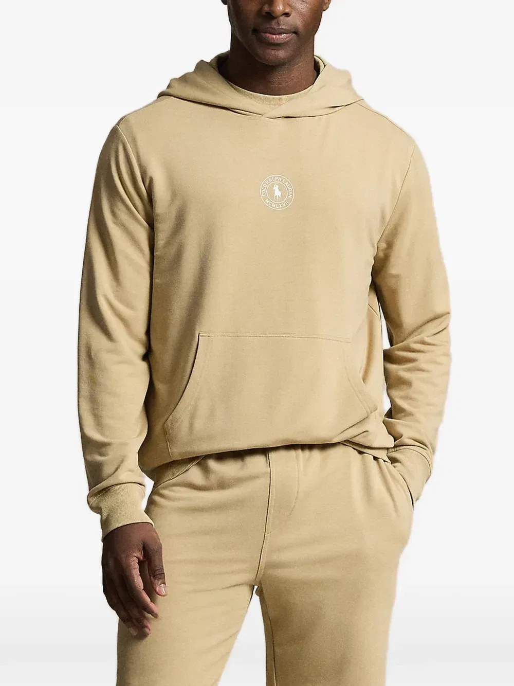 Худи с логотипом POLO RALPH LAUREN, бежевый