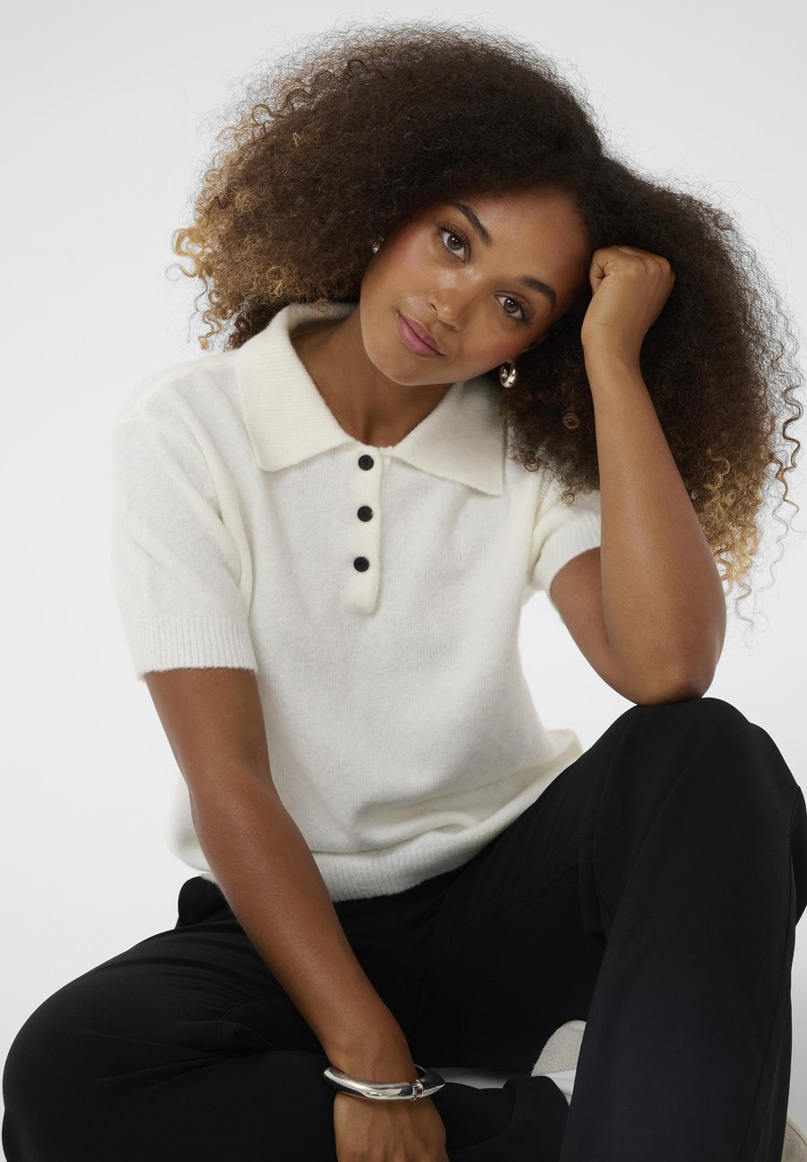 

Поло Love Copenhagen LCMISSA KNIT POLO, Snow White/White